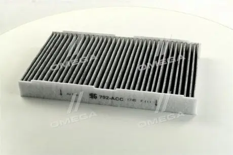 Фильтр салонный 792-acc (угольный) KOLBENSCHMIDT 50013792