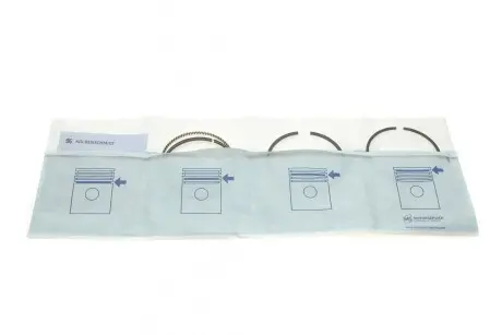 Кольца поршневые (76.50mm/STD) (1.2-1.5-2.5) KOLBENSCHMIDT 800042110000