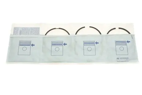 Комплект колец на поршень KOLBENSCHMIDT 800050610000