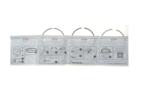 Кільця поршневі KOLBENSCHMIDT 800123310000