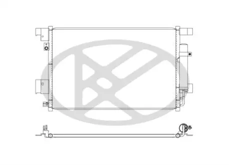 Радіатор кондиціонера KOYORAD CD030747