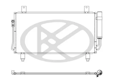 Радіатор кондиціонера KOYORAD CD030853