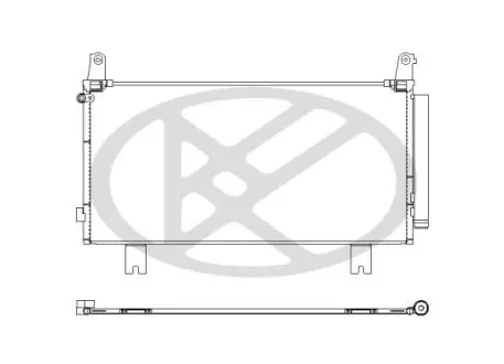 Радиатор кондиционера KOYORAD CD081194