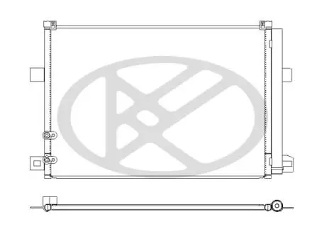 Радіатор кондиціонера KOYORAD CD450852M