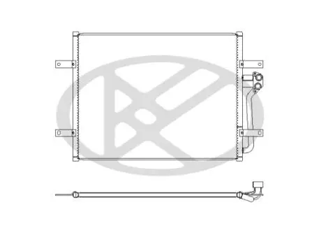Радиатор кондиционера KOYORAD CD451062