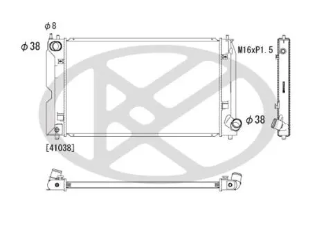 Радиатор системы охлаждения KOYORAD PL011991