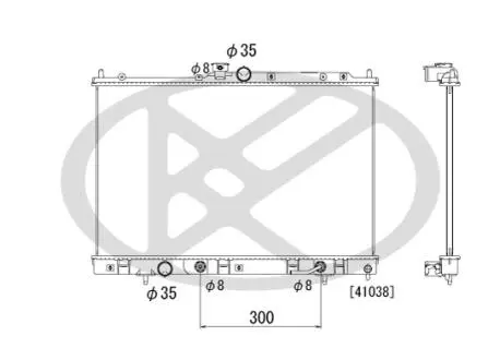 Радіатор системи охолодження KOYORAD PL032590
