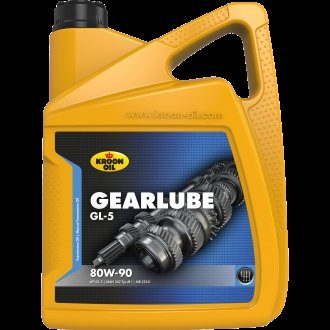 Олива трансмісійна gearlube gl-5 80w-90 5л KROON OIL 01325