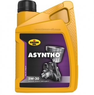 Масло моторное Asyntho 5W-30 (A3/B4, SN/CF), 1л KROON OIL 31070 (фото 1)