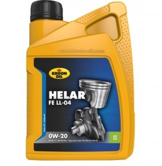 Масло моторное HELAR FE LL-04 0W-20 (VW 508.00/509.00), 1л KROON OIL 32496