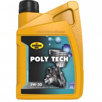 Масло моторное Poly Tech 5W-30 (1л) KROON OIL 32578 (фото 1)