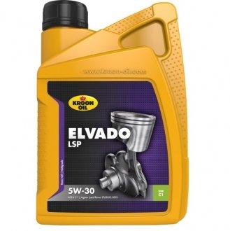 Олива моторна Elvado LSP 5W-30 (1л) KROON OIL 33482 (фото 1)