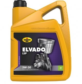 Олива моторна Elvado LSP 5W-30 (5л) KROON OIL 33495 (фото 1)