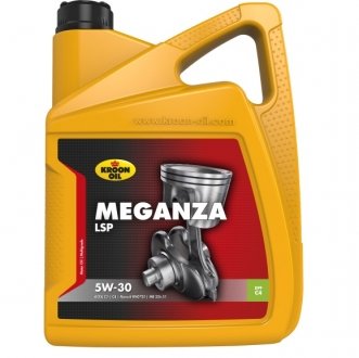 Масло моторное Meganza LSP 5W-30 (ACEA C4, Renault RN0720), 5л KROON OIL 33893 (фото 1)