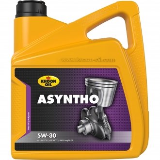 Олива моторна Asyntho 5W-30 (A3/B4, SN/CF), 4л KROON OIL 34668