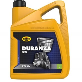 Масло моторное Duranza ECO 5W-20 для Ford EcoBoost (ACEA C5, API SP), (5л) KROON OIL 35173