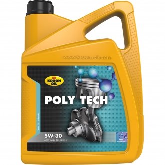 Масло моторное Poly Tech 5W-30 (5л) KROON OIL 35467