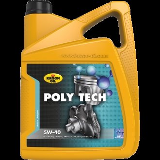 Масло моторное poly tech 5w-40 5л KROON OIL 36140