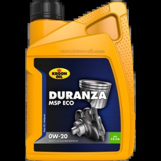 Олива моторна DURANZA MSP ECO 0W-20 1л KROON OIL 37125