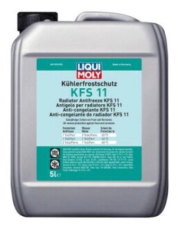 LM 5л KUHLERFROSTSCHUTZ KFS 11 антифриз блакитно-зелений(концентрат) LIQUI MOLY 21150