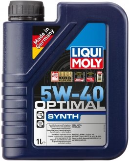 Масло моторное Optimal Synth 5W-40 (1л) LIQUI MOLY 3925 (фото 1)