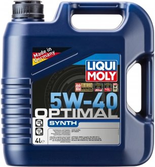 Олива моторна Optimal Synth 5W-40 (4л) LIQUI MOLY 3926