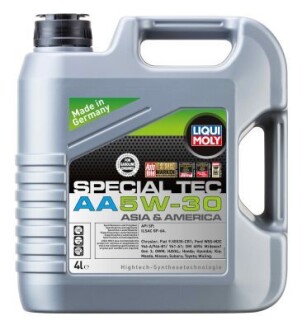 LM ОЛИВА МОТОРНА SPECIAL TEC AA 5W-30 4Л LIQUI MOLY 7616