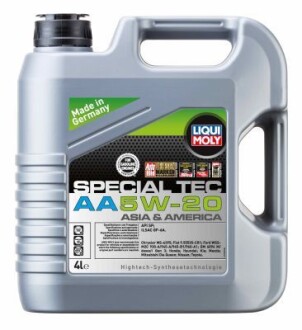 Олива моторна Special Tec AA 5W-20 4л LIQUI MOLY 7658