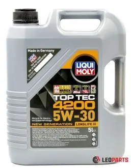 Масло моторное Top Tec 4200 5W-30 (5л) LIQUI MOLY 7661