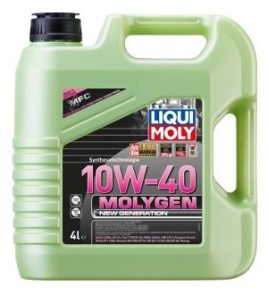 LM 4л MOLYGEN NEW GENERATION 10W-40 ОЛИВА МОТОРНА LIQUI MOLY 8538