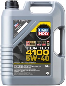 Моторное масло Top Tec 4100 5W-40 (5л) LIQUI MOLY 9511