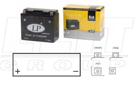 Мотоакумулятор lp sla LP BATTERY YT12B-4