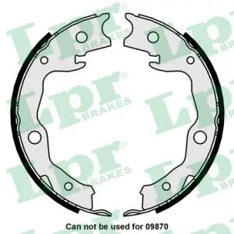Тормозные колодки барабанные LPR 01034