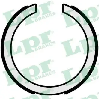 Тормозные колодки барабанные LPR 01095