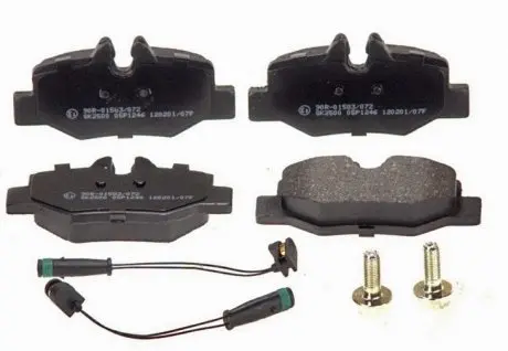 Тормозные колодки Вито 639 задние LPR 05P1246