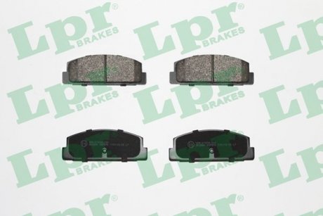 Тормозные колодки задние, комплект LPR 05P876 (фото 1)