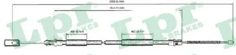 Тросик стояночного тормоза LPR C0211B
