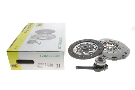 Комплект зчеплення Renault Laguna II 1.9dCi/2.0 16V 01- (d=240mm) (+вижимний 3 отв.) LuK 624 3219 34