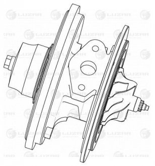 Турбокомпрессор (картридж) для а/м PSA Boxer(11-)/Jumper (11-) 2.2D E-5 (GTB1749VK) LUZAR LAT 5021