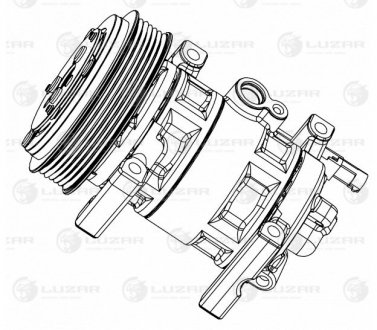 Компрессор кондиционера 1117-19/2170-72 (тип Panasonic) LUZAR LCAC01272