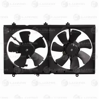 Э/вентилятор охл. с кожухом (2шт) Lancer (03-) / Outlander (03-) LUZAR LFK 1100