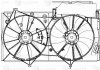 Э/вентиляторы с кожухом (2 вент.) Toyota Camry (XV50) (11-) 2.0i/2.5i LUZAR LFK 1919 (фото 3)