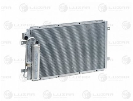 Радиатор кондиционера 2190 гранта с ресивером LUZAR LRAC 0190 (фото 1)