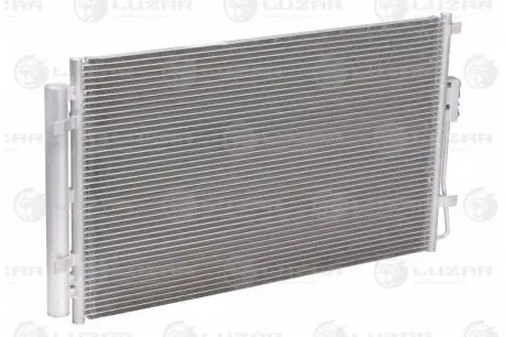 Радиатор кондиционера с ресивером Hyundai Santa Fe (12-) 2.4i/3.3i LUZAR LRAC 0820