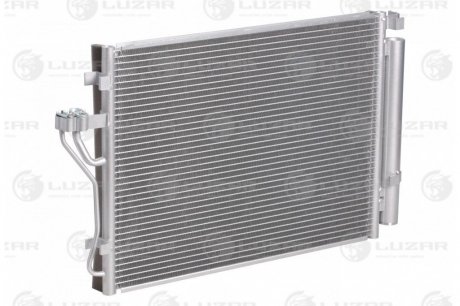Радиатор кондиционера с ресивером kia sportage iii/hyundai ix35 (10-) d LUZAR LRAC 0827