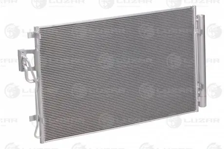 Радиатор кондиционера с ресивером hyundai santa fe (06-) 2.4/3.3i / sorento usa LUZAR LRAC 0830