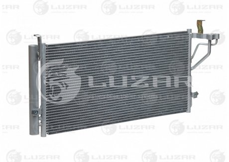 Радиатор кондиционера sonata 2.0/2.4/2.7 (98-) с ресивером акпп/мкпп LUZAR LRAC 08384 (фото 1)
