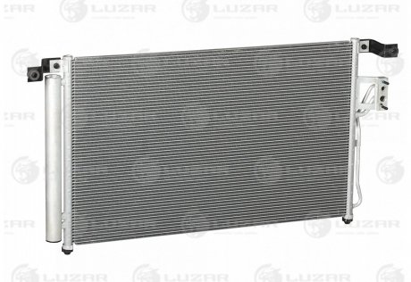 Радиатор кондиционера santa fe 2.2/2.4/2.7 (06-) акпп/мкпп LUZAR LRAC 0863 (фото 1)