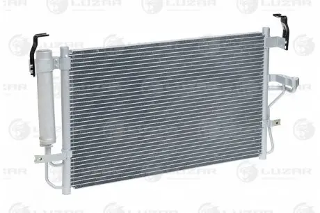 Радиатор кондиционера elantra 2.0 (00-) акпп/мкпп с ресивером LUZAR LRAC 08D2