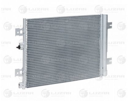Радиатор кондиционера Logan 1.4/1.6 (08-) АКПП/МКПП с ресивером LUZAR LRAC 0961